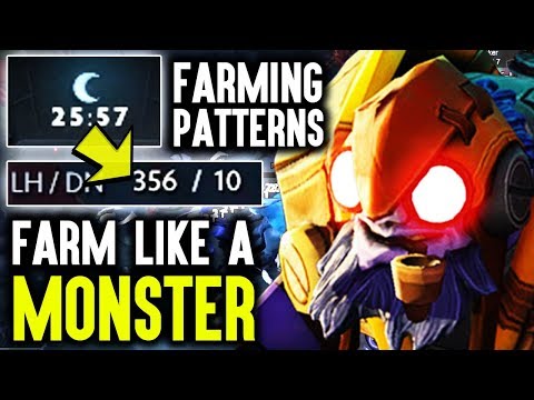 How To Farm Like A Monster ? Watch And Learn | Farming Pattern From Tinker God Funkefal Dota 2