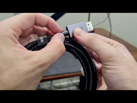 Кабель DisplayPort Ugreen DP118 2.1 16K 80 Гбит/с 2 м нейлоновый черный - фото 1 - id-p2340586789