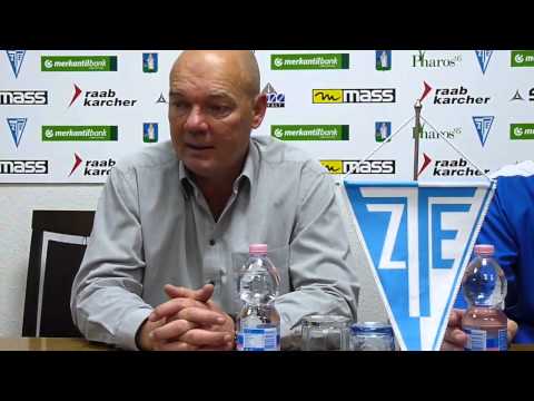 Lőrincz Emil a ZTE FC vezetőedzője a Gyirmót elleni mérkőzés után értékel II.