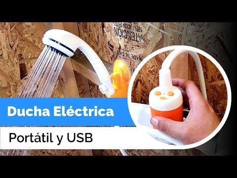 DUCHA ELÉCTRICA PORTÁTIL y RECARGABLE por USB -  Para Coche, Caravana o Camping 🚿 | Review