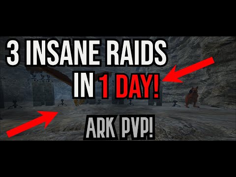3 INSANE RAIDS IN 1 DAY! | Ark: Survival Evolved UNOFFICAL MTS