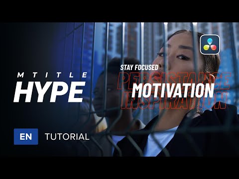 mTitle Hype DVR Tutorial — Boosting your edits with energetic typography — MotionVFX