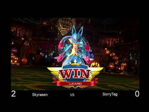 SkyRasen (Lucario) vs SorryTag (Chandelure/Mewtwo) - WFs - Pokken at Alpha - 1/29/18