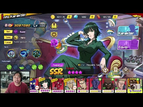 🔥🔥AKUN PLAYER PETERNAK FUBUKI SSR [TERLALU CUTE] - ONE PUNCH MAN:The Strongest