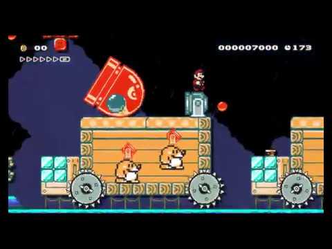 Super Mario Maker 2 - Mario Returns From The Army-o VTH-PWR-4BG #SMM2 #USALevel