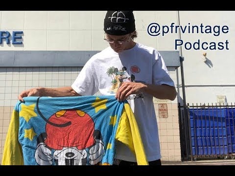 @pfrvintage podcast thrifting vintage, cleaning your haul, working at Round Two and more