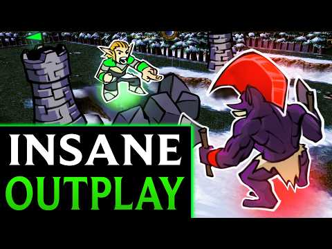 You won't believe how I killed the troll...💀 TROLL VS ELVES X4