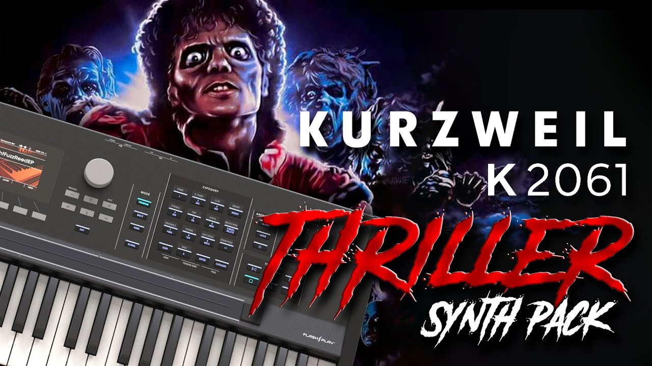DRS087 - Thriller Synth Pack - Kurzweil K2061 / K2088 ( 17 presets ) - Video Preview 1