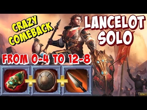 HOW TO MAKE A COMEBACK - LANCELOT SOLO GAMEPLAY SMITE SEASON 9