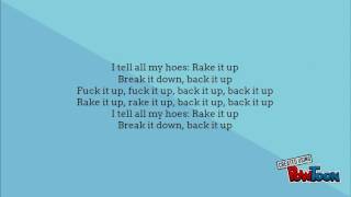 Lời dịch bài hát Rake It Up - Yo Gotti