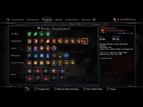 Neverwinter Mod 24 Thaumaturge Wizard ST Updated Build Explanations for Different Content