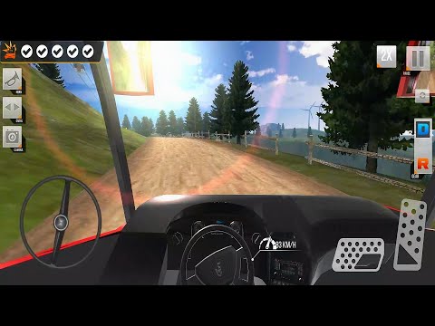 Uphill Mountain Bus Driving - Offroad ! Modern Bus Simulator | Android Gameplay