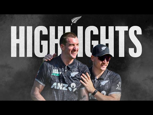 Tickner Takes 4️⃣ Wickets On Return! | Highlights | New Zealand v England | 2nd ODI