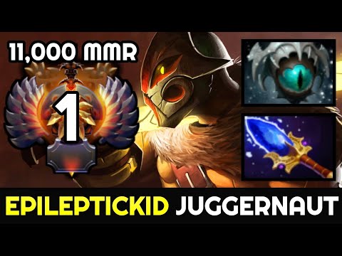 How TOP 1 MMR Destroys Enemies with Juggernaut — EPILEPTICK1D Insane Plays 7.28 Dota 2