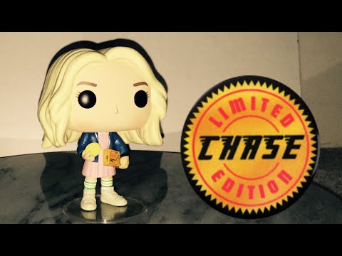 Stranger Things Eleven with eggos chase pop vinyl