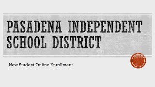New Student Online Enrollment 2021-22