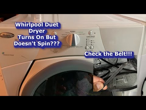 Whirlpool Duet Dryer - Won't Start? Replacing Belt and Wheels!