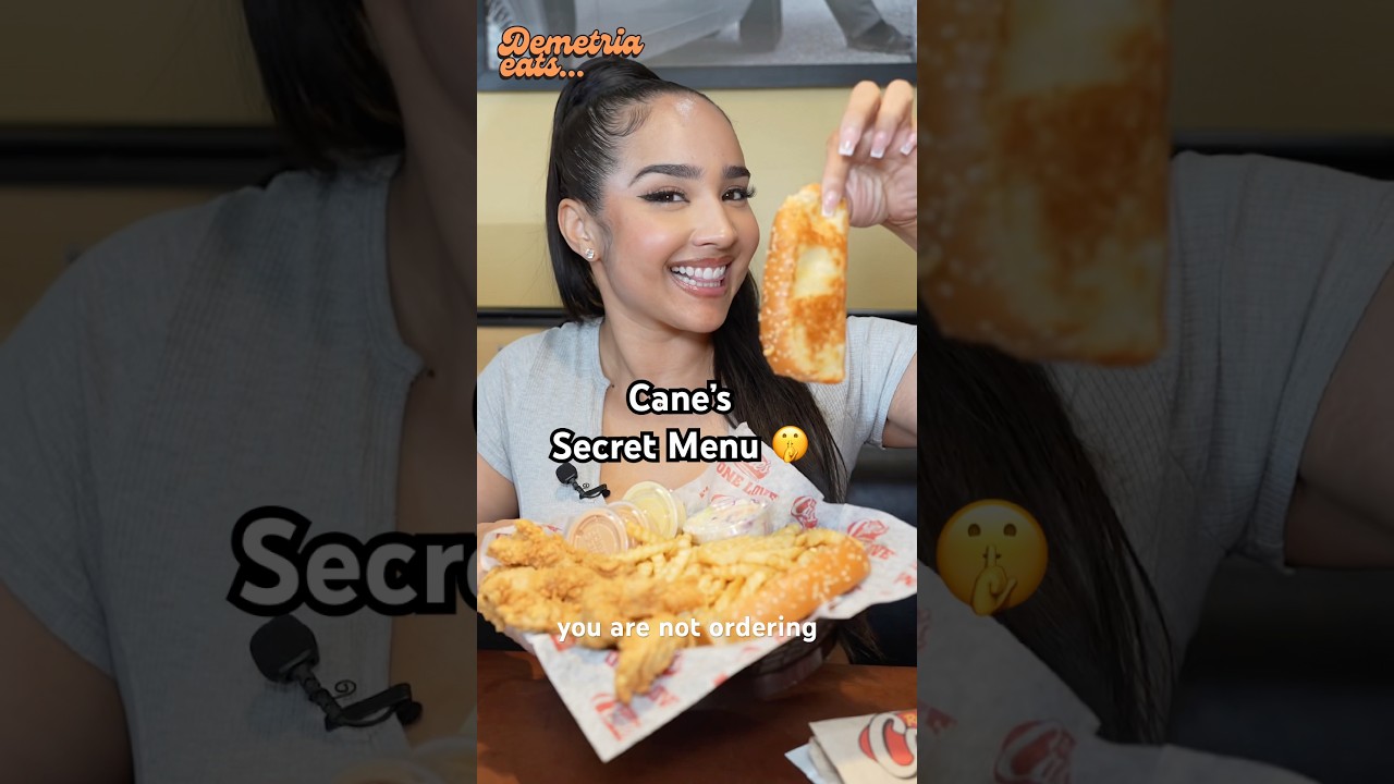 Try this Raising Cane’s Secret Menu Hack #foodie #shorts #friedchicken