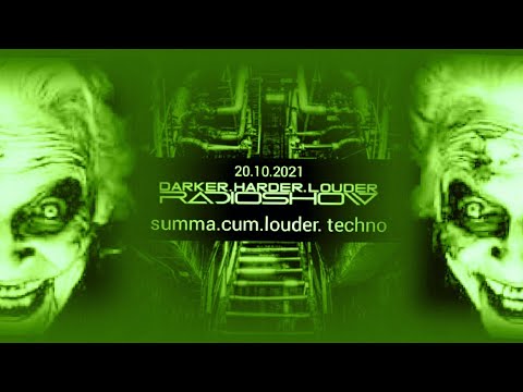 s.c.l.t. - DARKER.HARDER.LOUDER. Radio Show 20.10.2021 [155 BPM Hard Dark Techno Set]