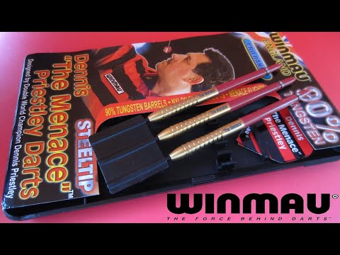 Incredibly RARE Winmau 15g Golden Dennis Priestley Darts Review