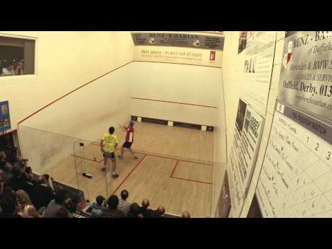 Nick Matthew v Omar Mosaad PSL squash match 2013/14 season