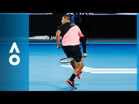 Kyrgios tweener buried by Dimitrov | Australian Open 2018