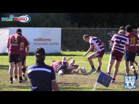 2017 NHRU Round 11 Premier 3 Highlights - Lake Macquarie Roos Vs University of Newcastle