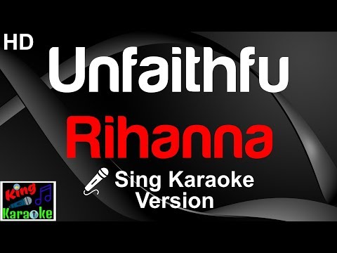 🎤 Rihanna - Unfaithful (Acoustic) (Karaoke Version)