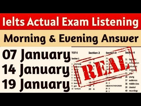 Ielts listening practice real exam test 6 January 2023 #ieltsrealexam #ieltslisteningtest