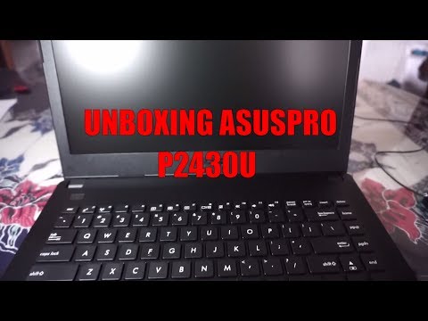 unboxing ASUSPRO P2430U with finggerprint
