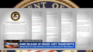 Rare release of usually secret grand jury transcripts in 'Broadview Six' case