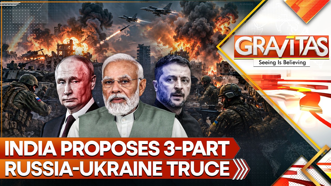 LIVE: India Proposes 3-Part Russia-Ukraine Truce, Putin's Birthday Attacks Batter Kyiv | WION