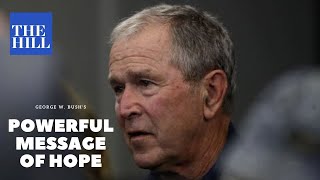 video: Donald Trump attacks George W Bush after former president makes a plea for national unity