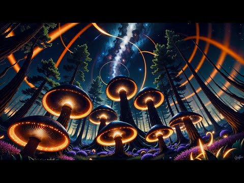 Nexxus 604 - Dark Forest - Psychedelic trance mix • (4K AI animated music video)
