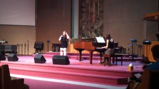 Meaghan Griffis sings For God again age 12 Amazing Grace (my chains are gone)
