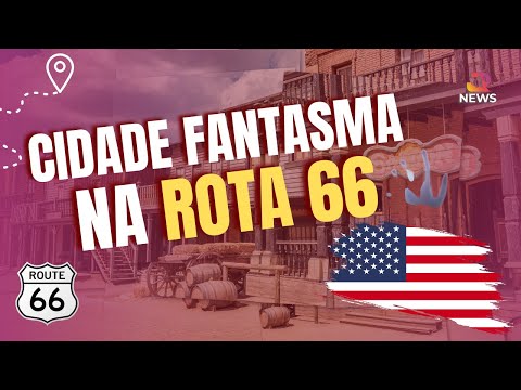 CIDADE FANTASMA NA ROTA 66 - ESTADOS UNIDOS - ENTRE LAS VEGAS E LOS ANGELES