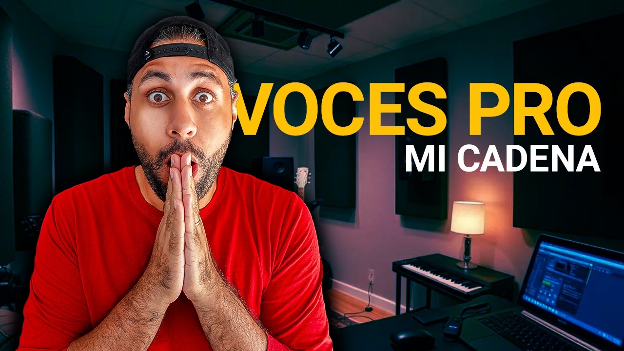 Así grabo VOCES PRO en casa   mi cadena completa