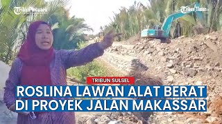 Download lagu Emak-emak Nekat Hadang Alat Berat di Proyek Jalan Makassar Sulsel, 'Berhenti Pak, Berhenti' mp3