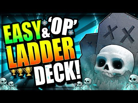 MY NEW FAVORITE GRAVEYARD DECK!! BEST LADDER DECK! Clash Royale Graveyard Deck 2018