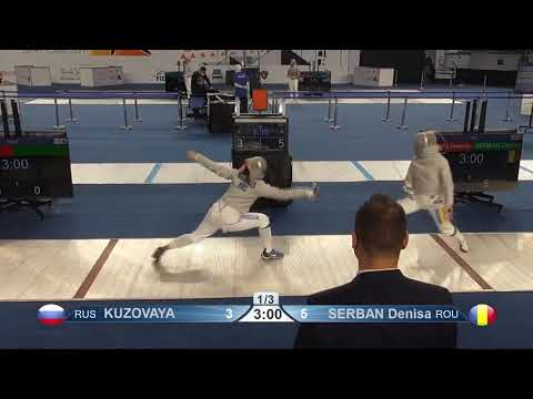 Cairo Worlds 2021 CWS - L16 - Kuzovaya RUS v Serban ROU