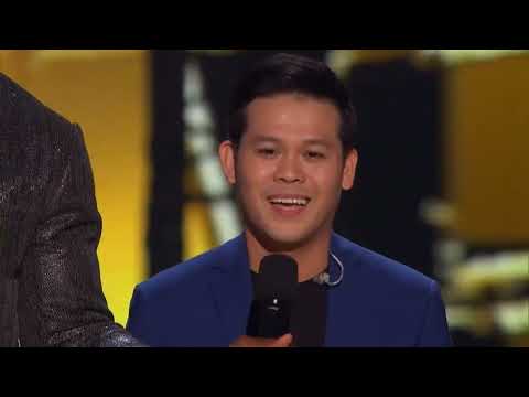 Beauty and the Baest  mind blowing performance by MARCELITO POMOY on AGT 😲😮😮😮#foryou #music