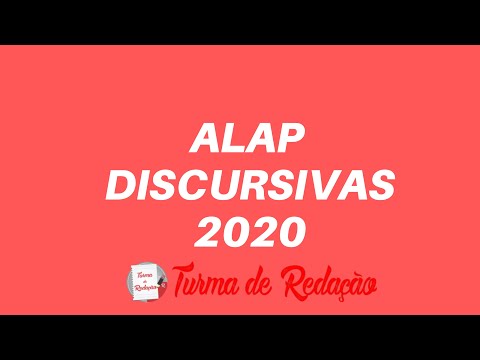 ALAP Dicas para a prova discursiva