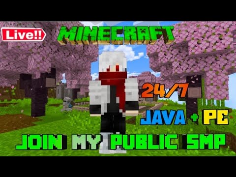 EPIC Minecraft Live on My 24/7 SMP Server & Join Now!