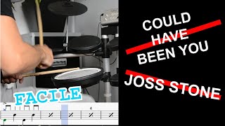 DRUM SHEET - DRUM COVER : COULD HAVE BEEN YOU - JOSS STONE