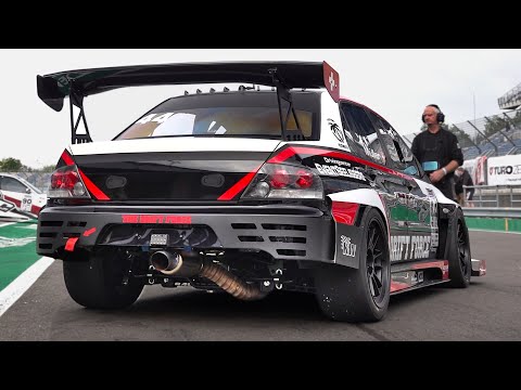 Onboard a 650awhp Mitsubishi Lancer EVO 9 full-blown Time Attack build at Lausitzring EuroSpeedway!