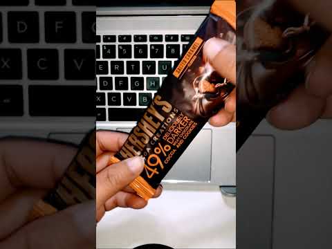 HERSHEY'S ASMR #asmr #viral #shorts #hersheys #chocolate #sweet #saltedcaramel #dark #cocoa #trend