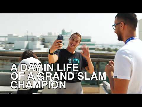 Um dia na vida da campeã do Grand Slam Aryna Sabalenka - 2023 Dubai Duty Free Tennis Championships