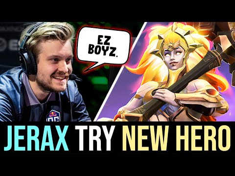 JerAx playing "DAWNBREAKER" Like his Signature Hero DOTA 2