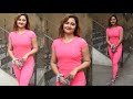 Rashmi Desai Spotted At Dance Rehearsal Hall In Andheri For ITA AWARDS 2022