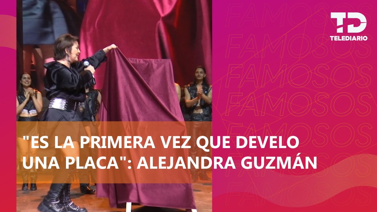 Alejandra Guzmán rompe placa del primer aniversario de 'Malinche el musical' en plena revelación